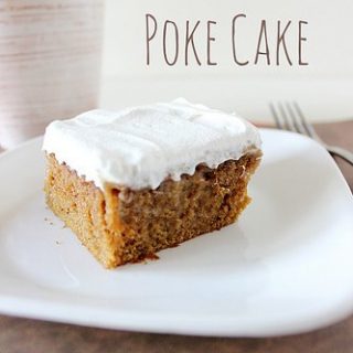 Chai Spice Poke Cake