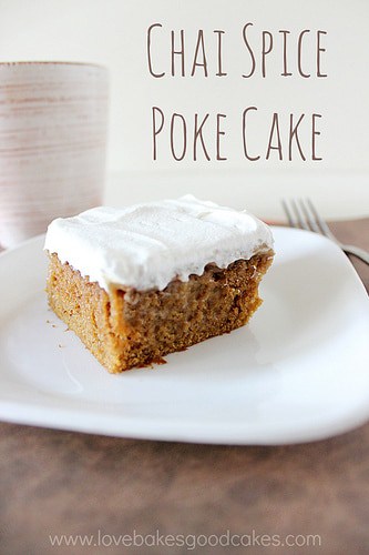 Chai Spice Poke Cake