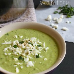 Avocado Soup with Feta