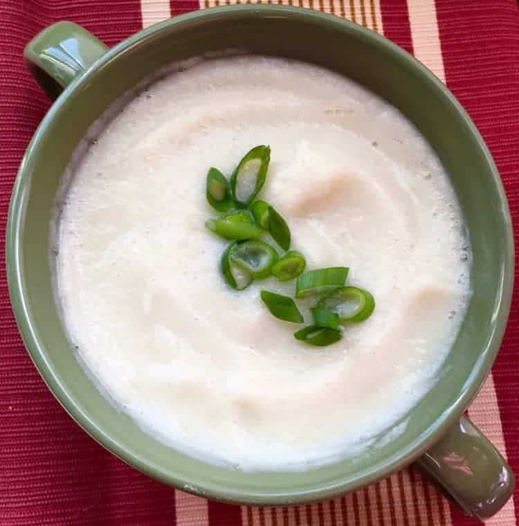 best soup recipes cauliflower goat cheese soup