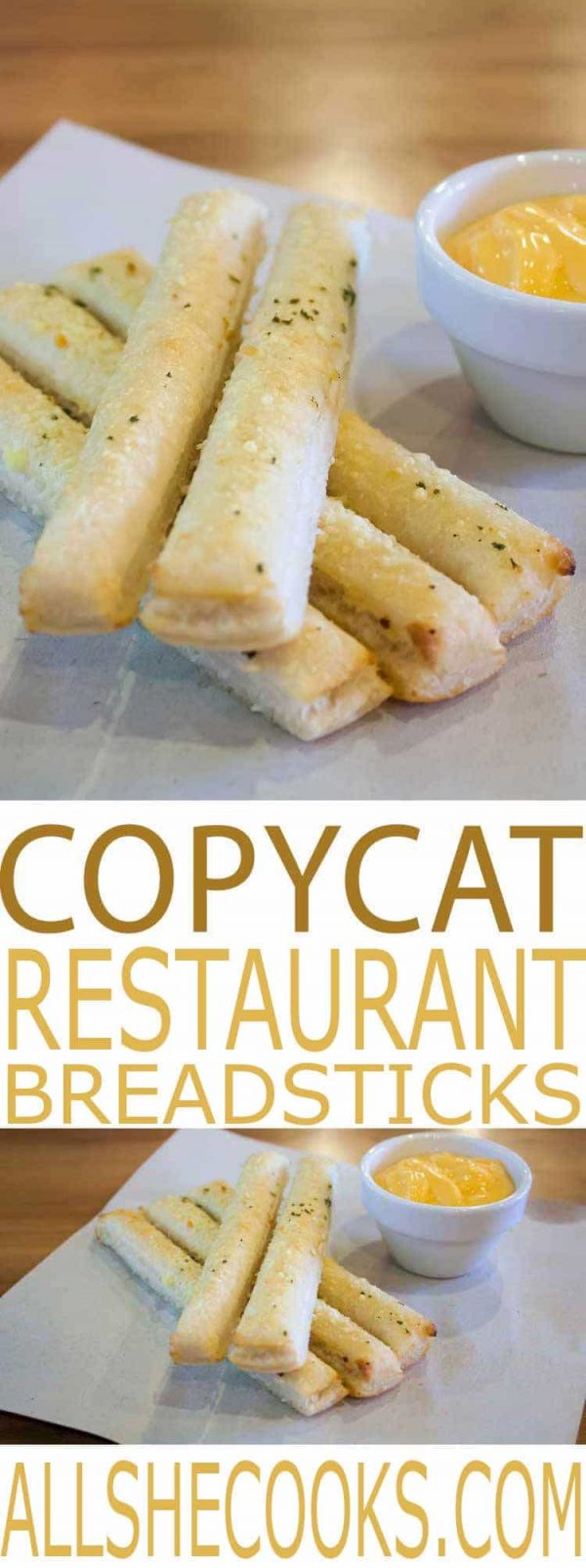 Copycat Restaurant Breadsticks All She Cooks