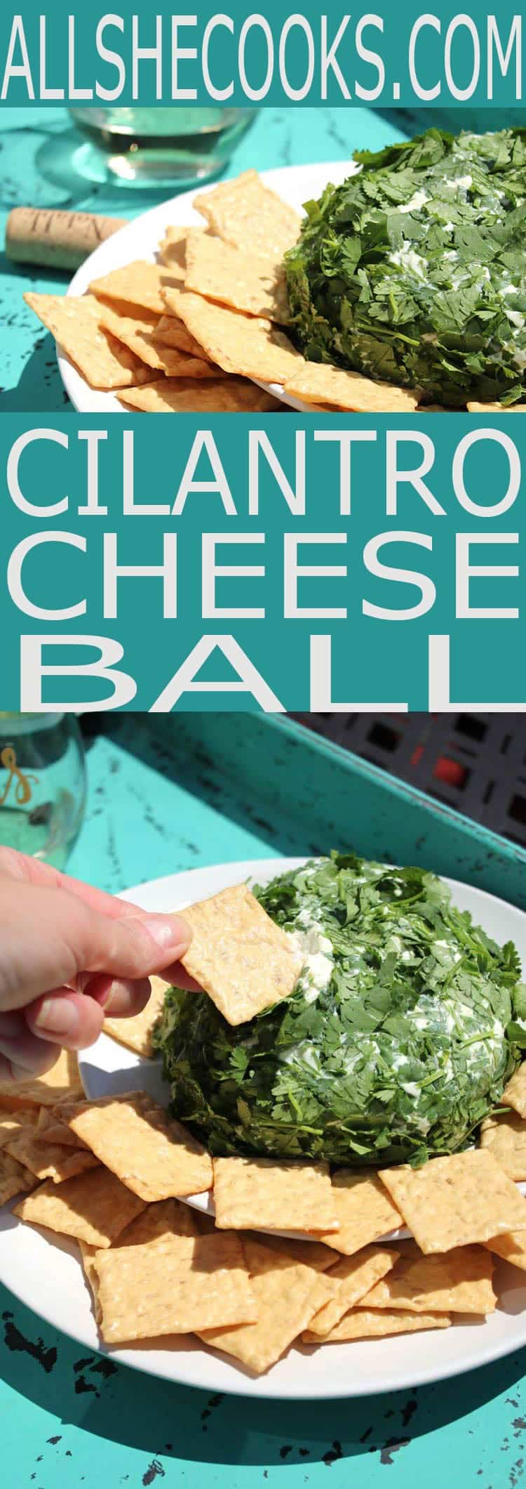 Learn how to make a cheese ball with this easy Cilantro Cheese Ball Recipe. Simple recipe takes just 5 minutes to make from start to finish.