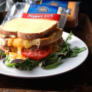 delicious grilled cheese sandwich