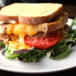 Permalink to: Heirloom Tomato Gourmet Grilled Cheese Sandwich and Giveaway! grown up grilled cheese sandwiches