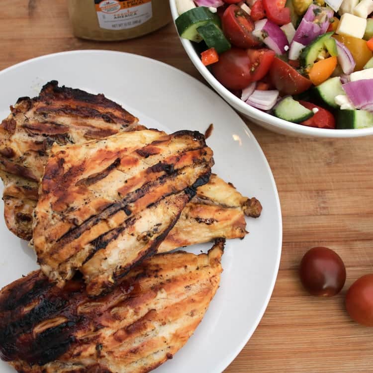 make grilled chicken with dijon mustard