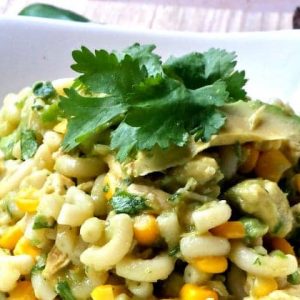 Salsa Verde Mexican Pasta Salad