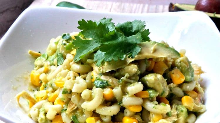 Salsa Verde Mexican Pasta Salad