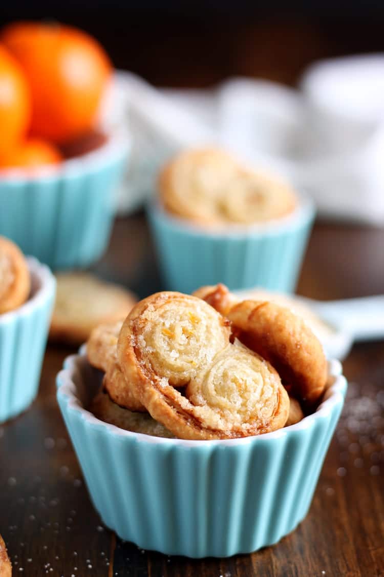 Whip up this easy clementine palmiers in less than half an hour. You can even customize the citrus sugar with orange, lemon, grapefruit, anything!