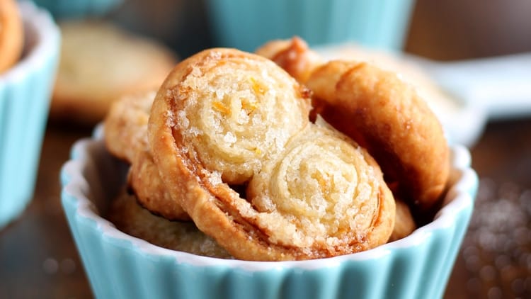 Whip up this easy clementine palmiers in less than half an hour. You can even customize the citrus sugar with orange, lemon, grapefruit, anything!