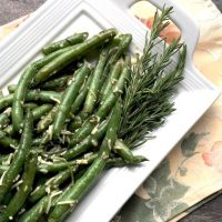 Parmesan Green Beans Recipe - Thanksgiving Side Dishes