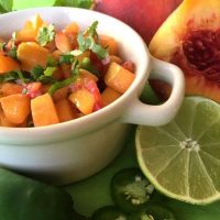 Peach Salsa Recipe is an Easy Fruit Salsa for Summer