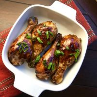 Easy Glazed Chicken Drumsticks Recipe in Balsamic Vinegar
