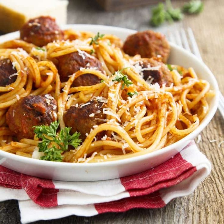 Instant Pot Spaghetti with Meatballs