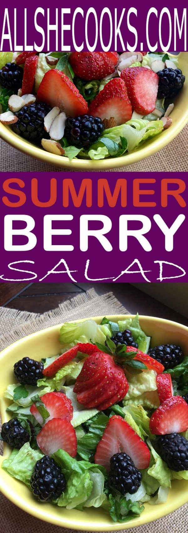 Berry Salad Recipe with Raspberry Vinaigrette Must Try Summer Salad