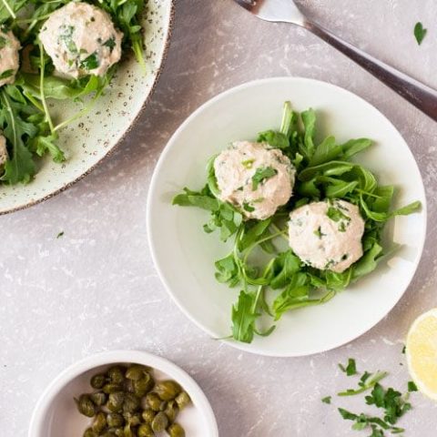 Italian Tuna Balls with Lemon and Capers - An Easy Italian Appetizer