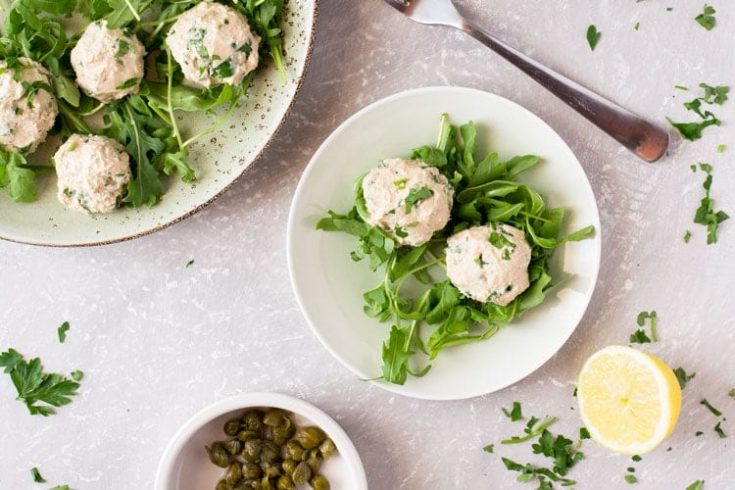 Italian Tuna Balls with Lemon and Capers - An Easy Italian Appetizer