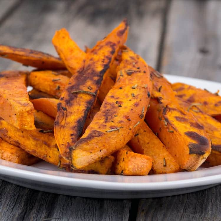 Easy Sweet Potato Fries are a great side dish to serve with burgers, sandwiches and your favorite grilled meat.