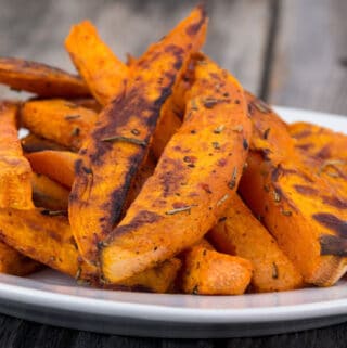 Easy Sweet Potato Fries are a great side dish to serve with burgers, sandwiches and your favorite grilled meat.