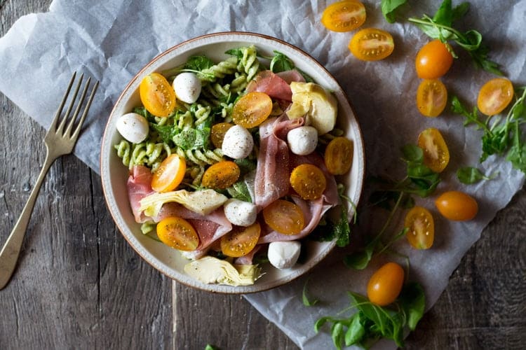 pasta with pesto