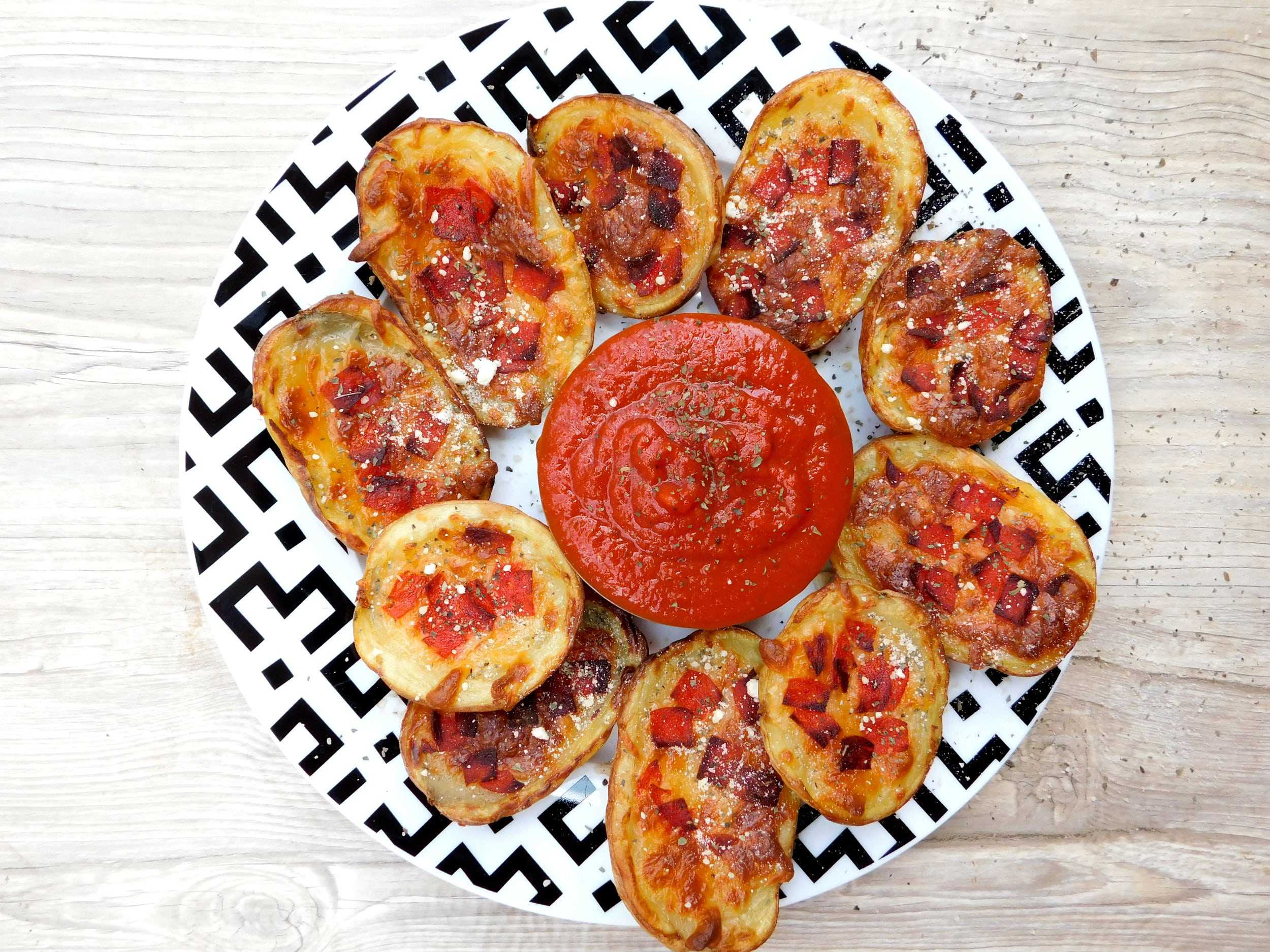 Pepperoni Pizza Potato Skins