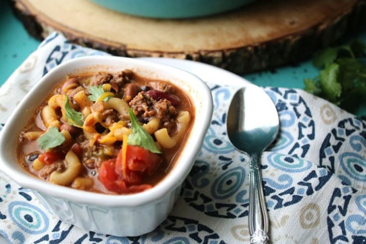 One Pot Chili Mac n Cheese