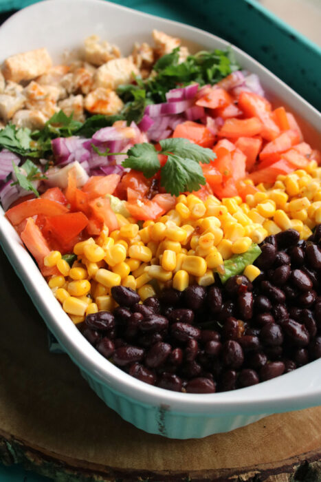 Chopped Chicken Chipotle Salad - a Healthy Dinner Recipe - All She Cooks