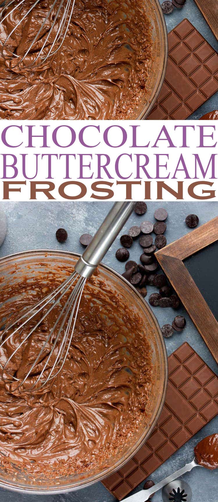 Chocolate Buttercream Frosting recipe is easy to follow and even easier to eat. This creamy chocolatey frosting is delicious and the best chocolate frostingf for cupcakes and cakes.