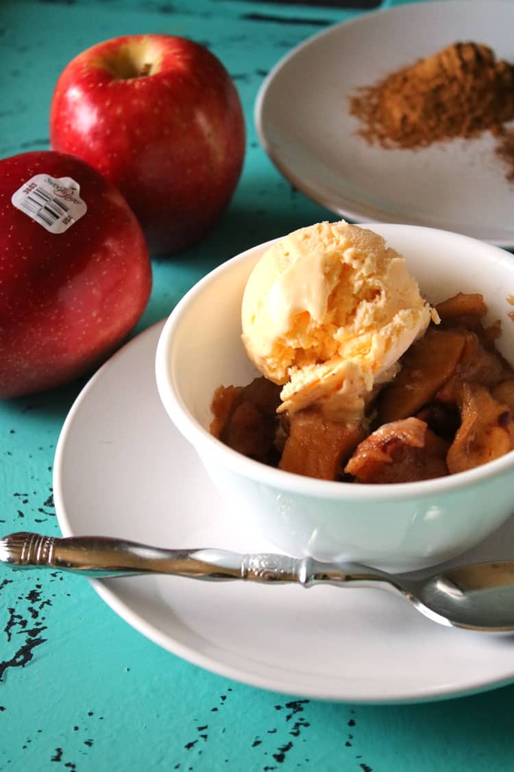 easy slow cooker baked apples