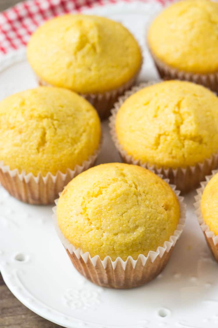 These cornbread muffins are made with buttermilk and a touch of honey. Delicious for breakfast or as a side dish!