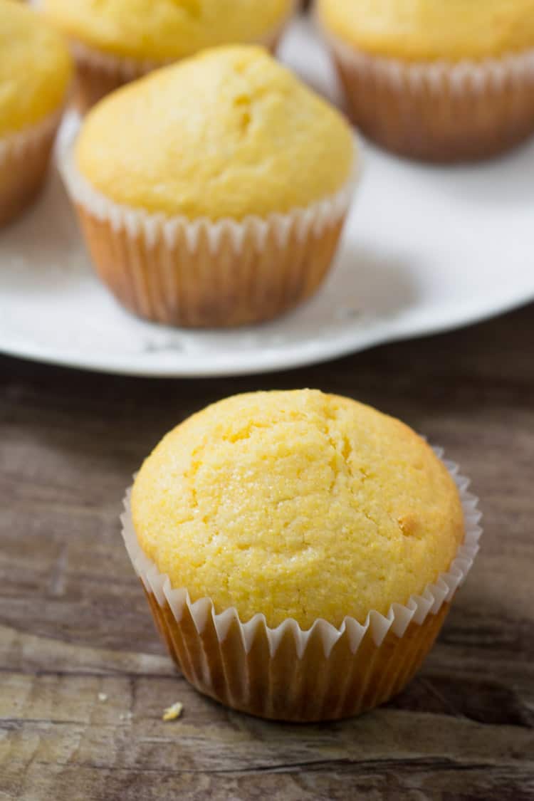 These cornbread muffins are made with buttermilk and a touch of honey. Delicious for breakfast or as a side dish!