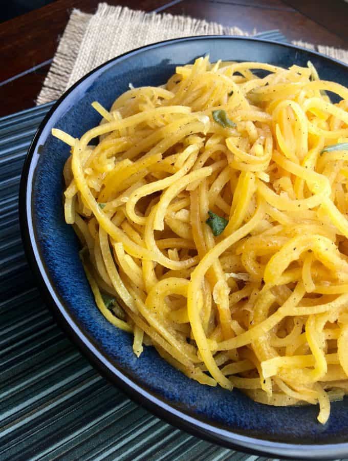 Savory Butternut Squash Noodles Healthy Noodles Recipe All She Cooks