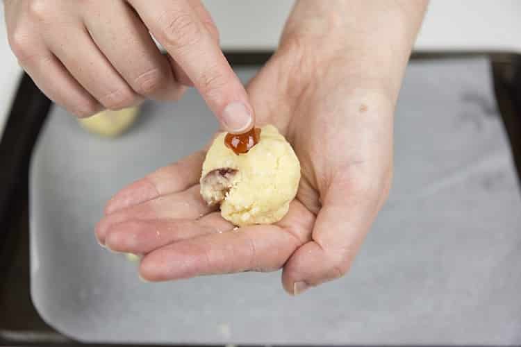 Cherry Almond Coconut Cookies