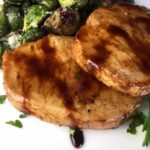 pork chops with balsamic and maple glaze