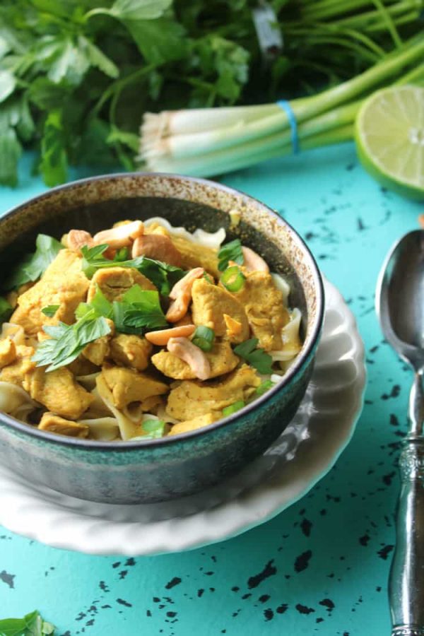 Chicken Curry with Noodles - An Easy Dinner Recipe - All She Cooks