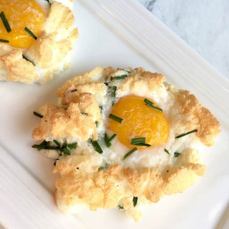 Keto Egg Recipe: Asiago Cheese Cloud Eggs