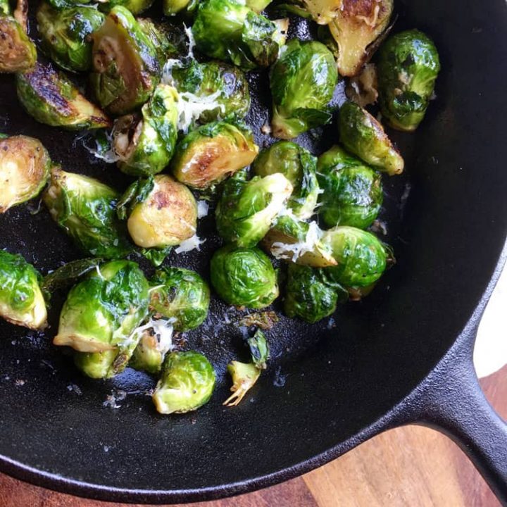 Balsamic and Maple Roasted Brussels Sprouts