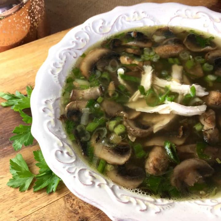 Easy Marsala Rotisserie Chicken Soup