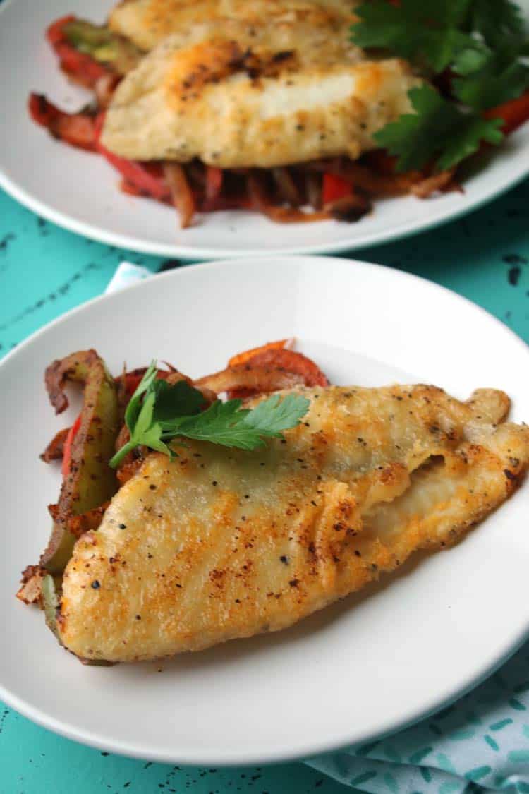 Tilapia Fajitas Easy & Healthy Dinner All She Cooks