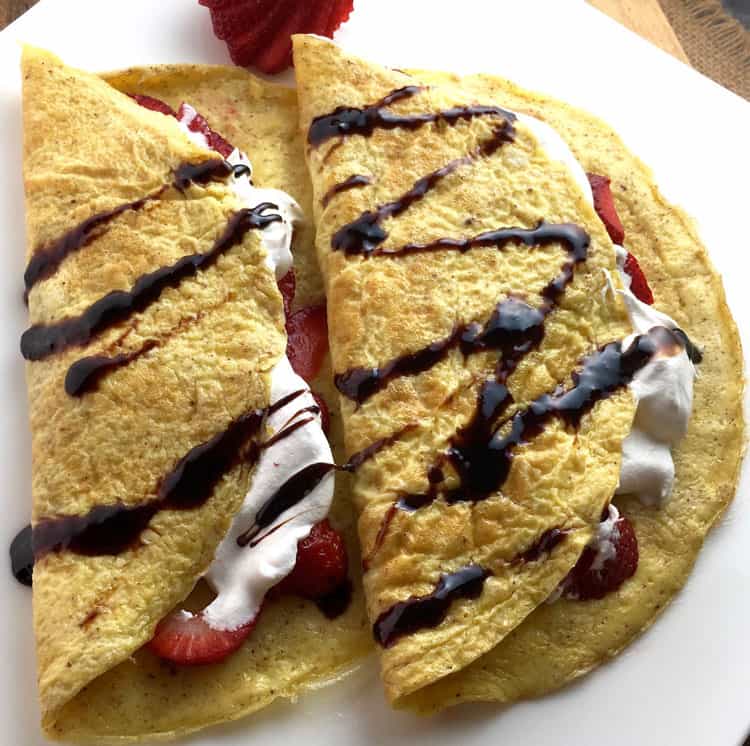 flourless crepes sweet