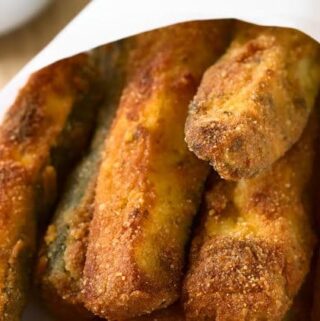 Copycat Zoo Sticks are fried zucchini sticks that are amazingly delicious. This is a fun and easy appetizer recipe.