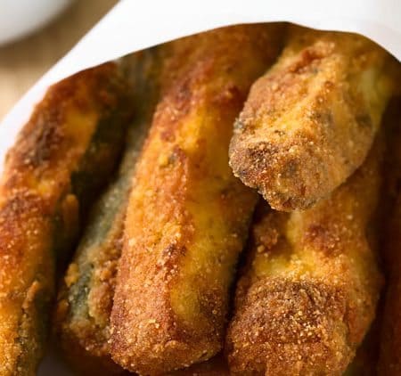 Copycat Zoo Sticks are fried zucchini sticks that are amazingly delicious. This is a fun and easy appetizer recipe.
