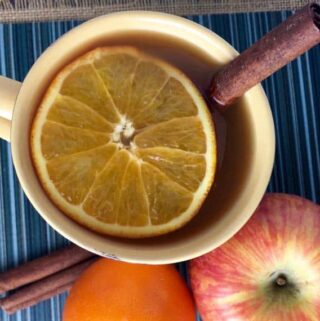 slow cooker apple cider with five spices