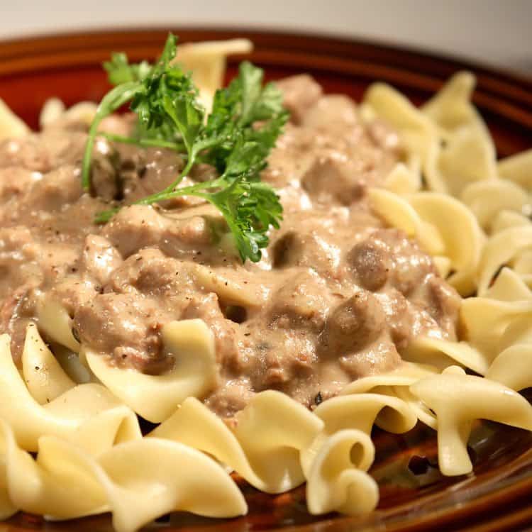 Weight Watchers Hamburger Stroganoff