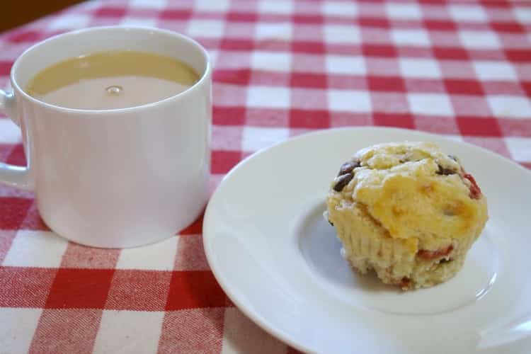 Strawberry Chocolate Chip Muffins, Valentine's Day Breakfast, Muffin Recipe #Muffins #Chocolate #ValentinesDay