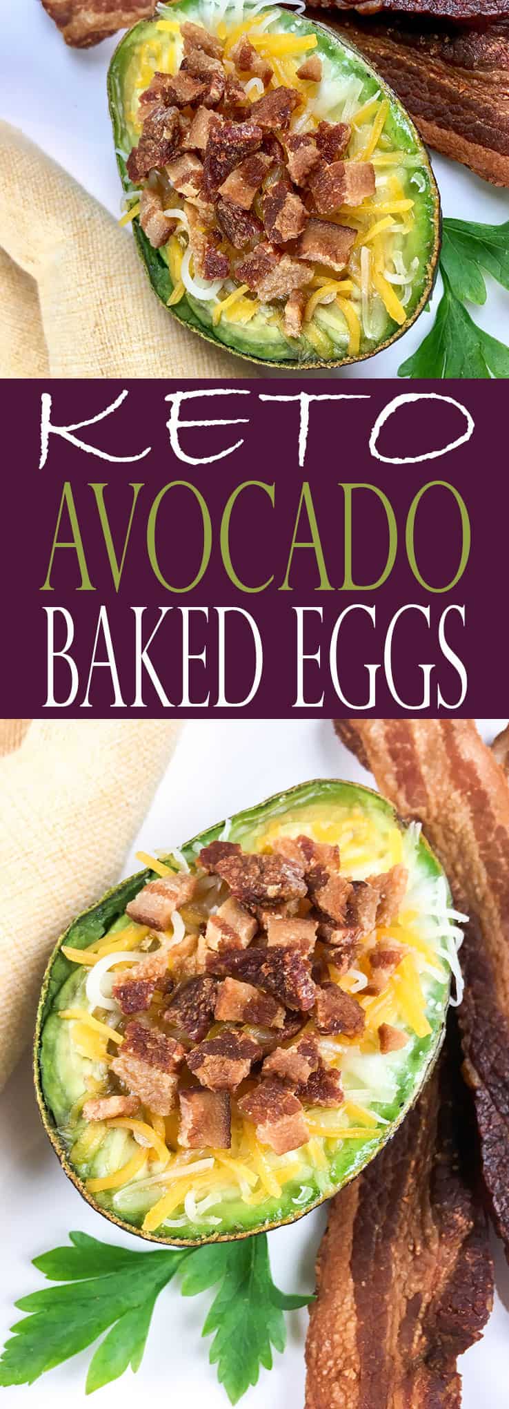 Keto Loaded Baked Avocado Eggs All She Cooks