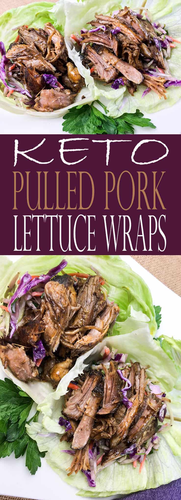 Easy Keto Pulled Pork Lettuce Wraps All She Cooks