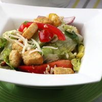Italian Salad Recipe with Homemade Italian Dressing