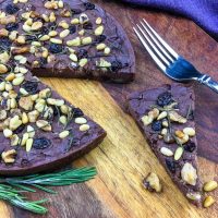 Castagnaccio (Chestnut Flour Cake)