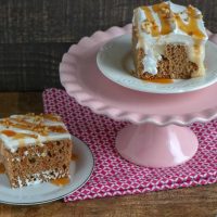 Apple Spice Poke Cake