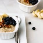 Permalink to: Instant Pot Steel Cut Oatmeal with Blueberries, Bananas and Pecans